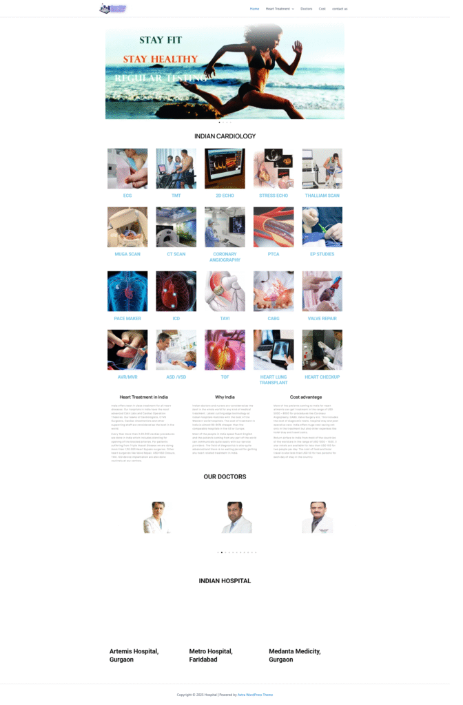 Clinick Website Design Project in Bihar