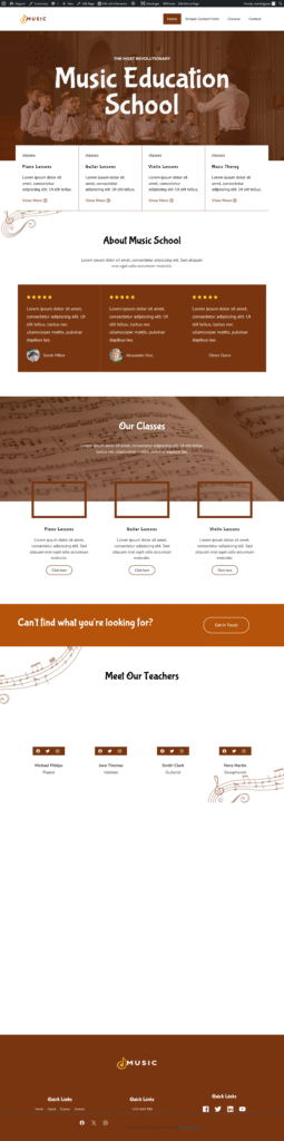 music website design portfolio in bihar